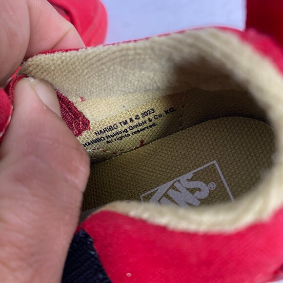 VANS X HAIRBO BEAR RED Classic Slip-On Toddler SHOES 4.0 - Picture 3 of 5